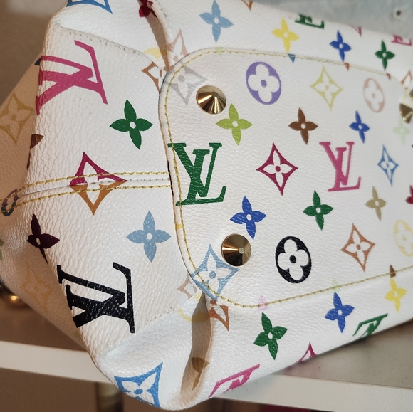 Louis Vuitton Annie MM Multicolor Monogram Tote Bag - Picture 6 of 6